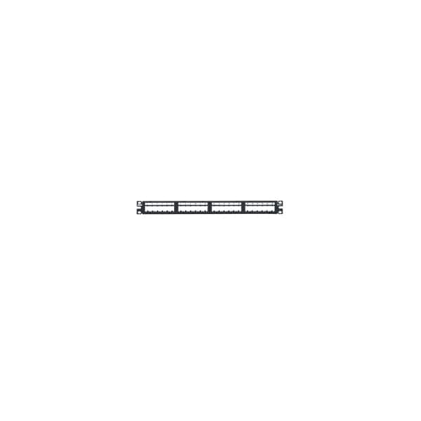 Panduit 24-PORT BLANK PANEL W/4 SNAP-, IN 6-POS FACEPLATES ACCEPTS 24 CPPL24M6BLY - main